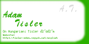 adam tisler business card